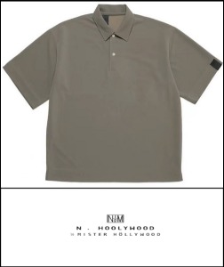 2021 S/S N.HOOLYWOOD SYSTEM JERSEY POLO -OVER FIT GUIDE-  [MADE SHOP 100%]